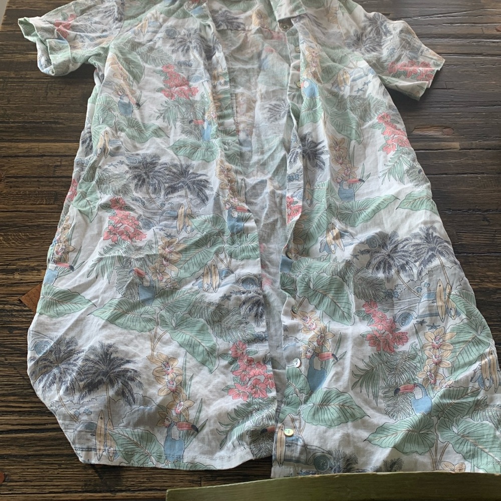 100% linen dress medium